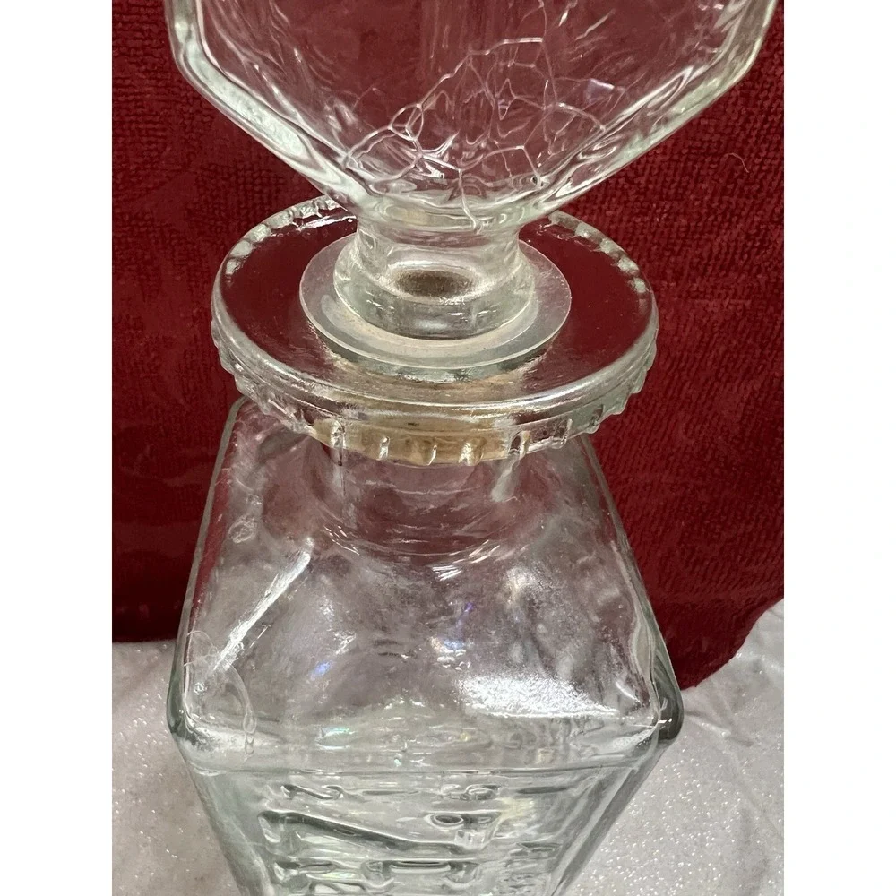 Walkers Deluxe Bourbon Decanter‎  License Plate VTG 70s  AL, LA, IOWA, NJ (1515)